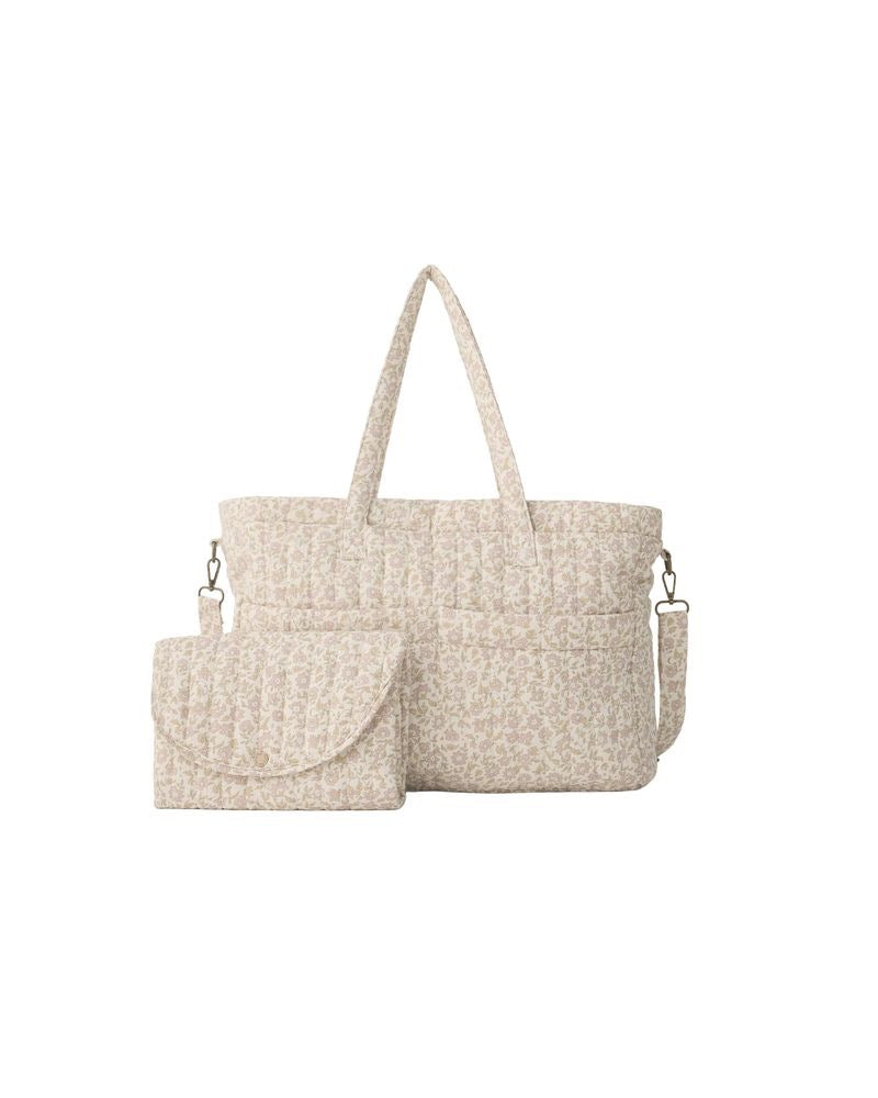 Diaper Bag + Change Mat || Wildflower woven