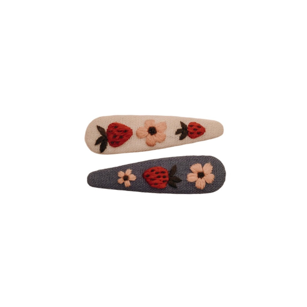 Strawberry Fields Hair Clip Set