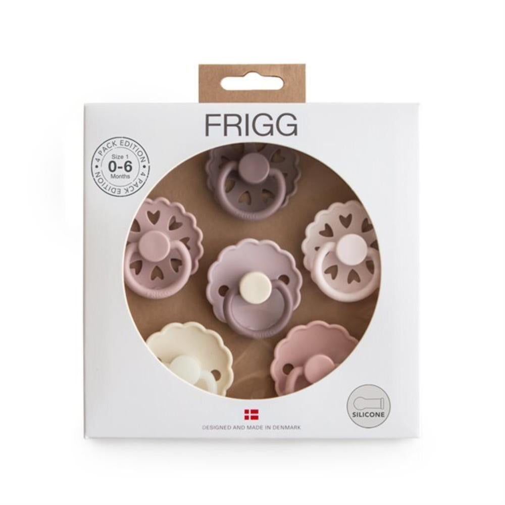 Frigg 6 Pack Pacifiers Silicone || Blooming Love