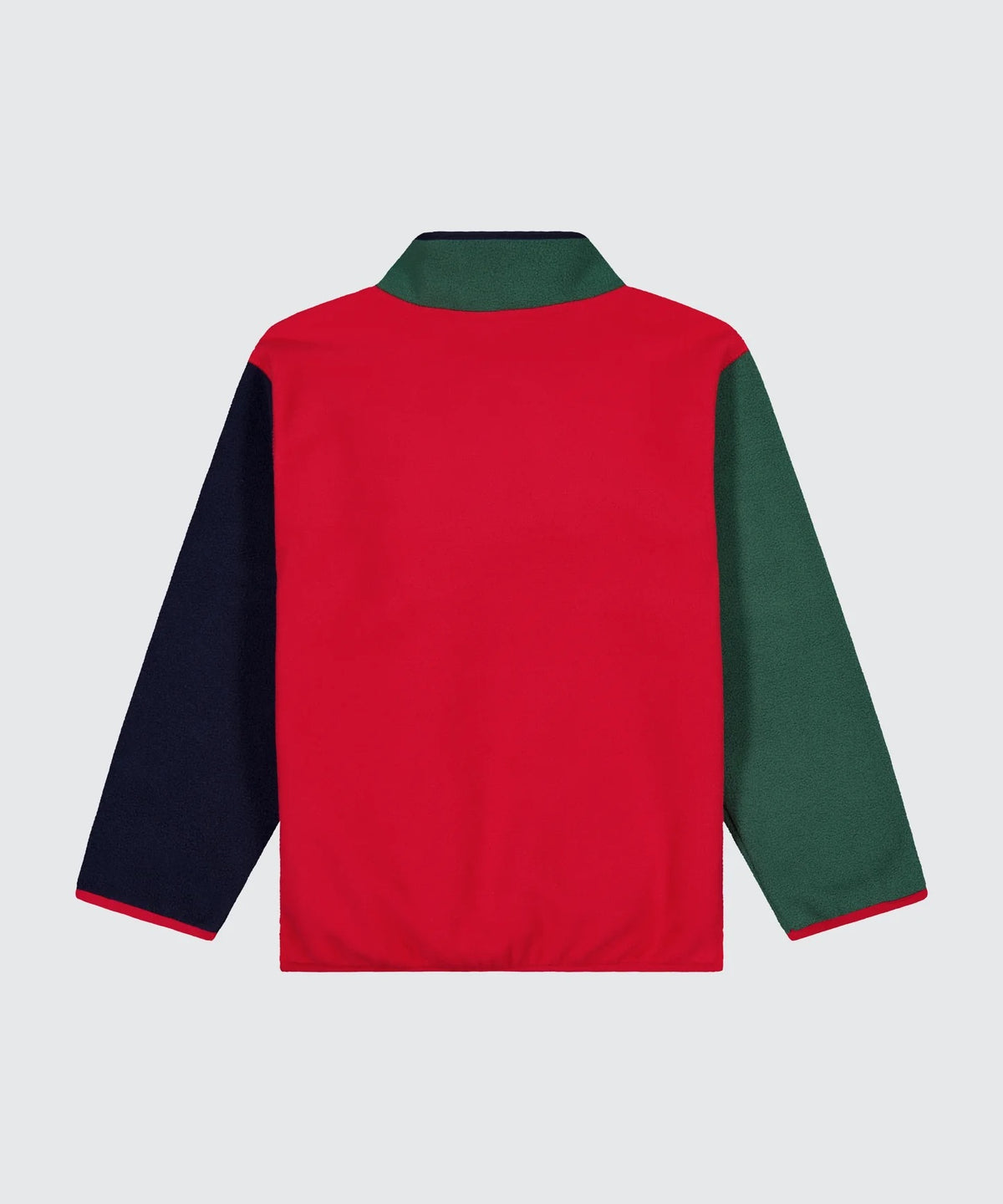 Colour Block Fleece || Red/Ink/Green