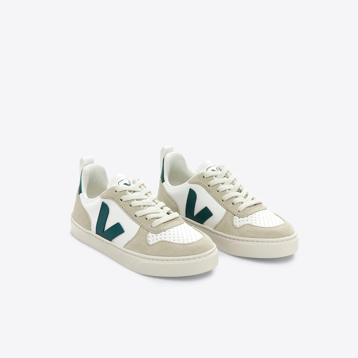 Small V10 Laces Sneaker || Extra White/Brittany Almond