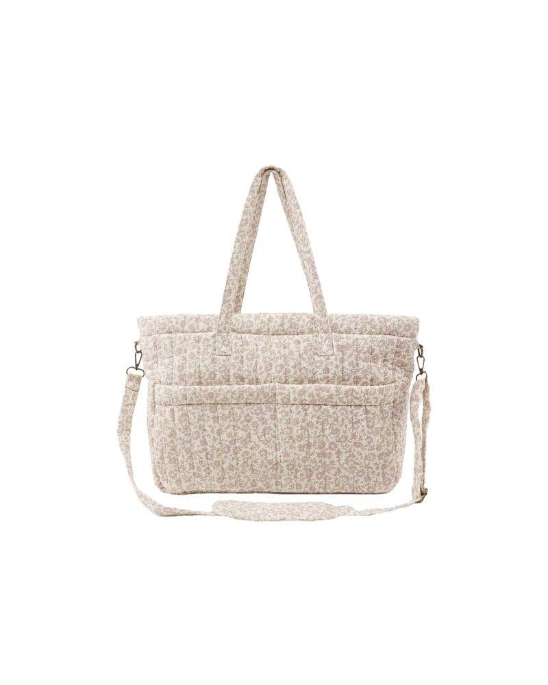 Diaper Bag + Change Mat || Wildflower woven