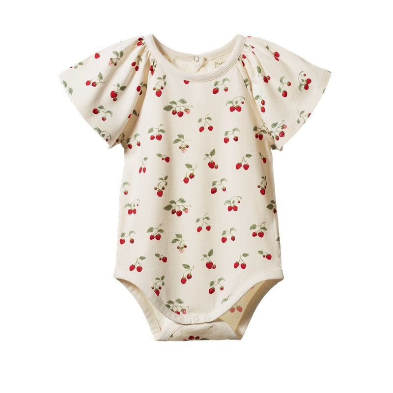 Faye Bodysuit || Strawberry Blush