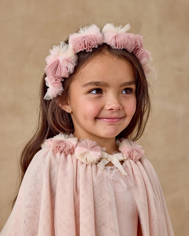 Pom Pom Crown + Wand || Pink Ombre