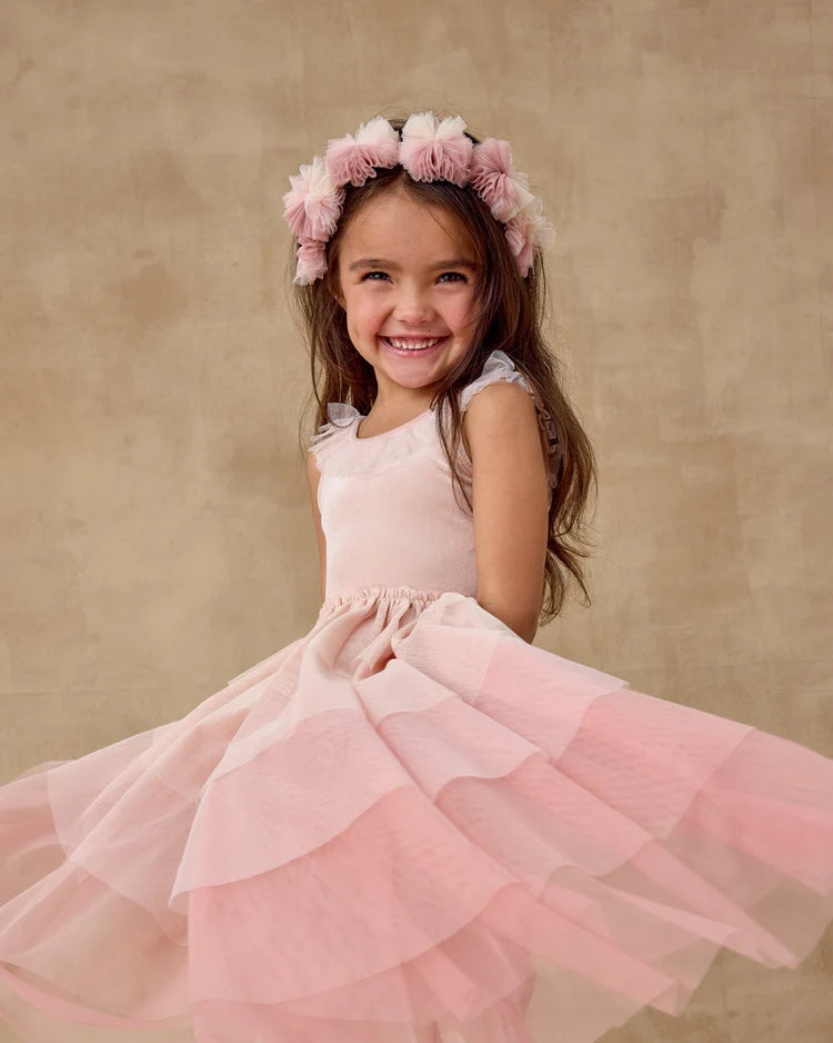 Pom Pom Crown + Wand || Pink Ombre