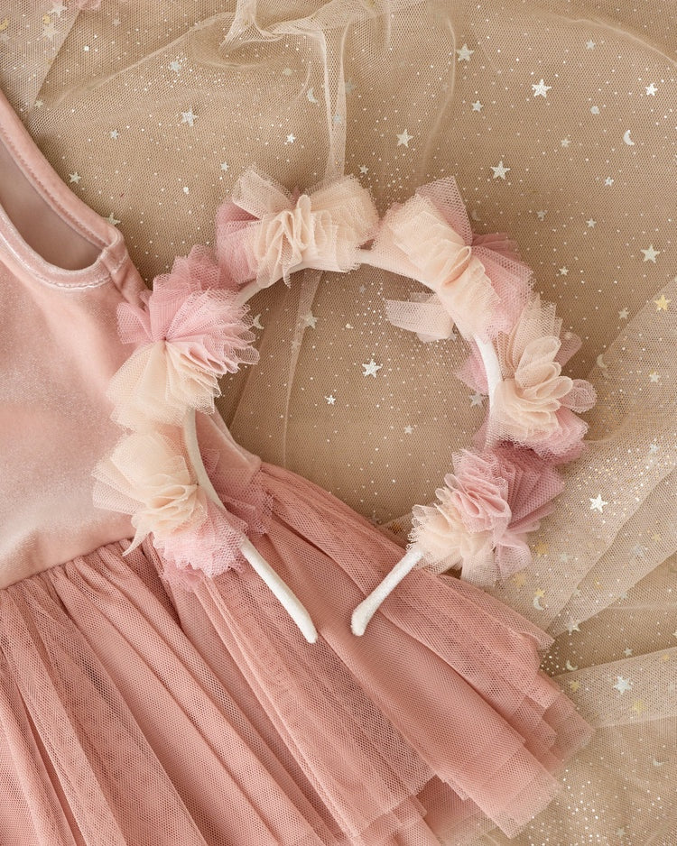 Pom Pom Crown + Wand || Pink Ombre