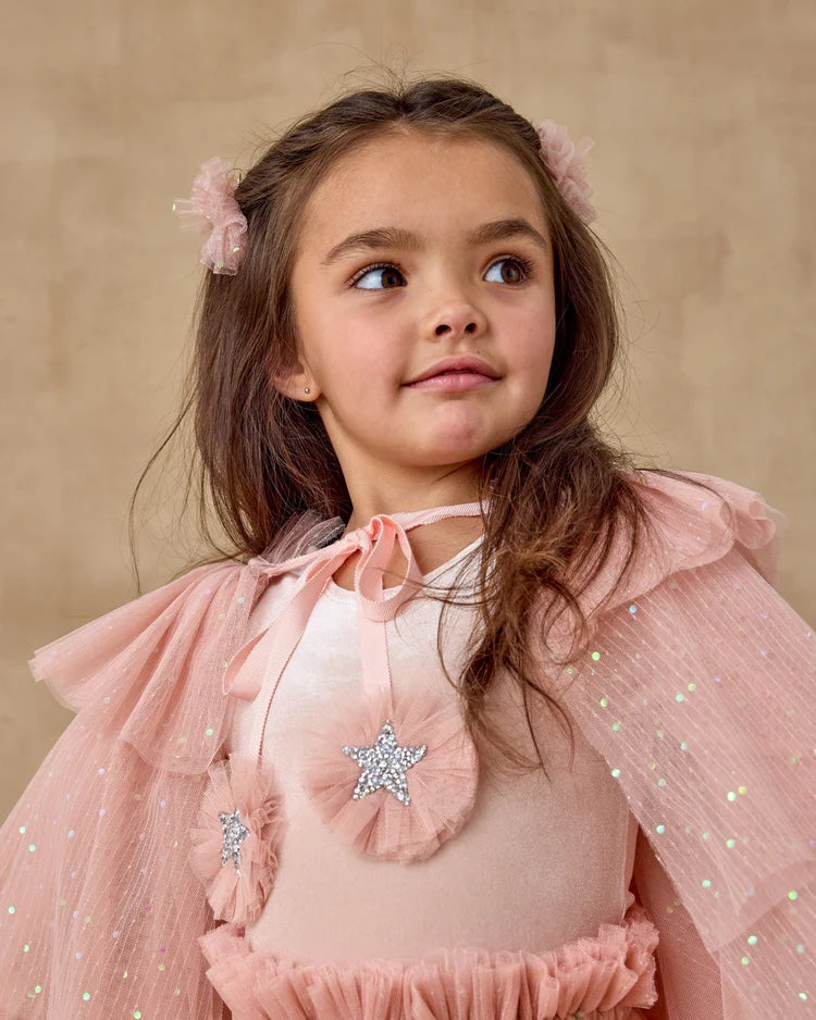 Flutter Tulle Clips || Rose