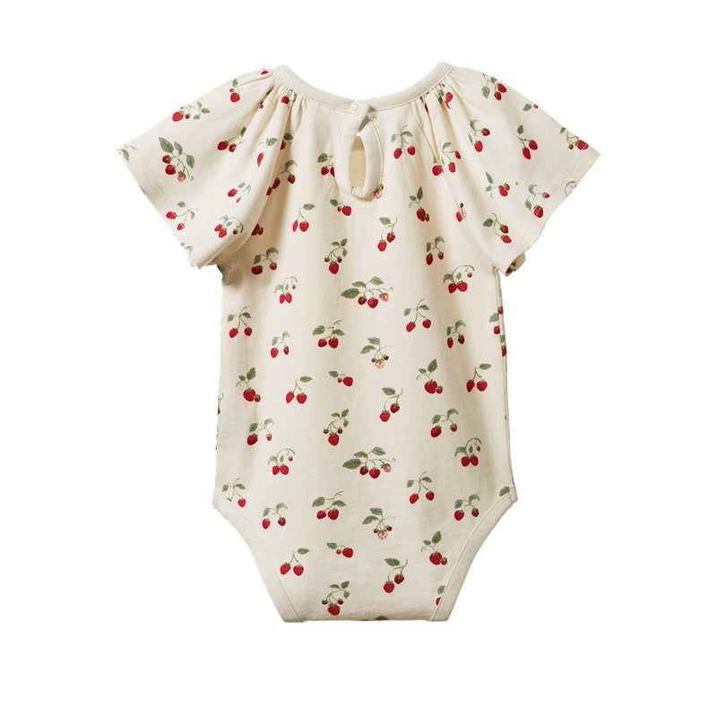 Faye Bodysuit || Strawberry Blush