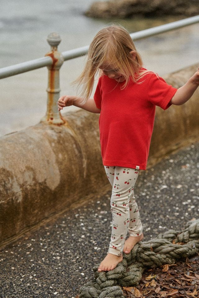 Leggings || Strawberry Blush Print