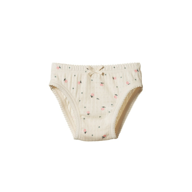 Knickers Pointelle || Posey Blossom Print