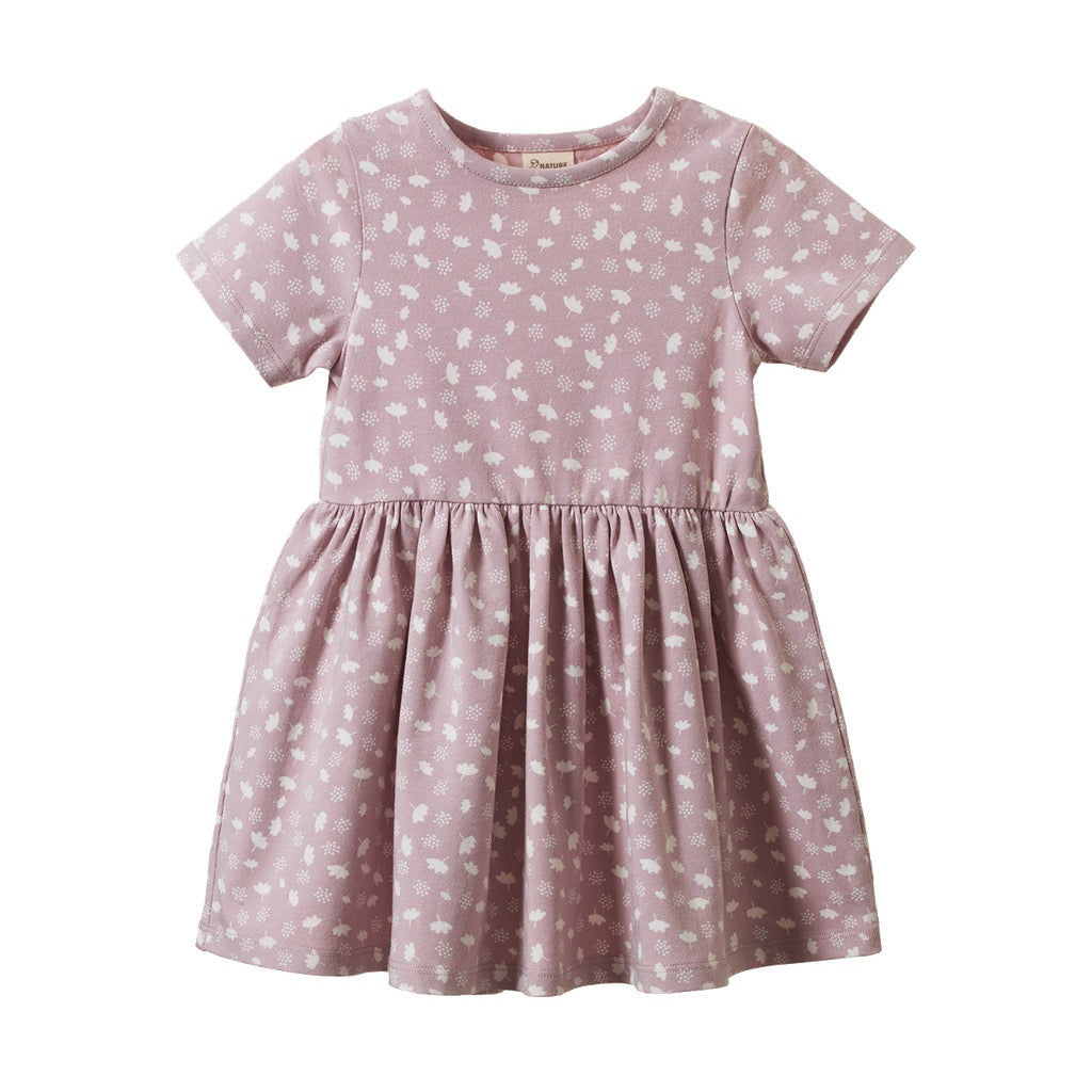 Saturday Dress || Dandelion Lilac Print