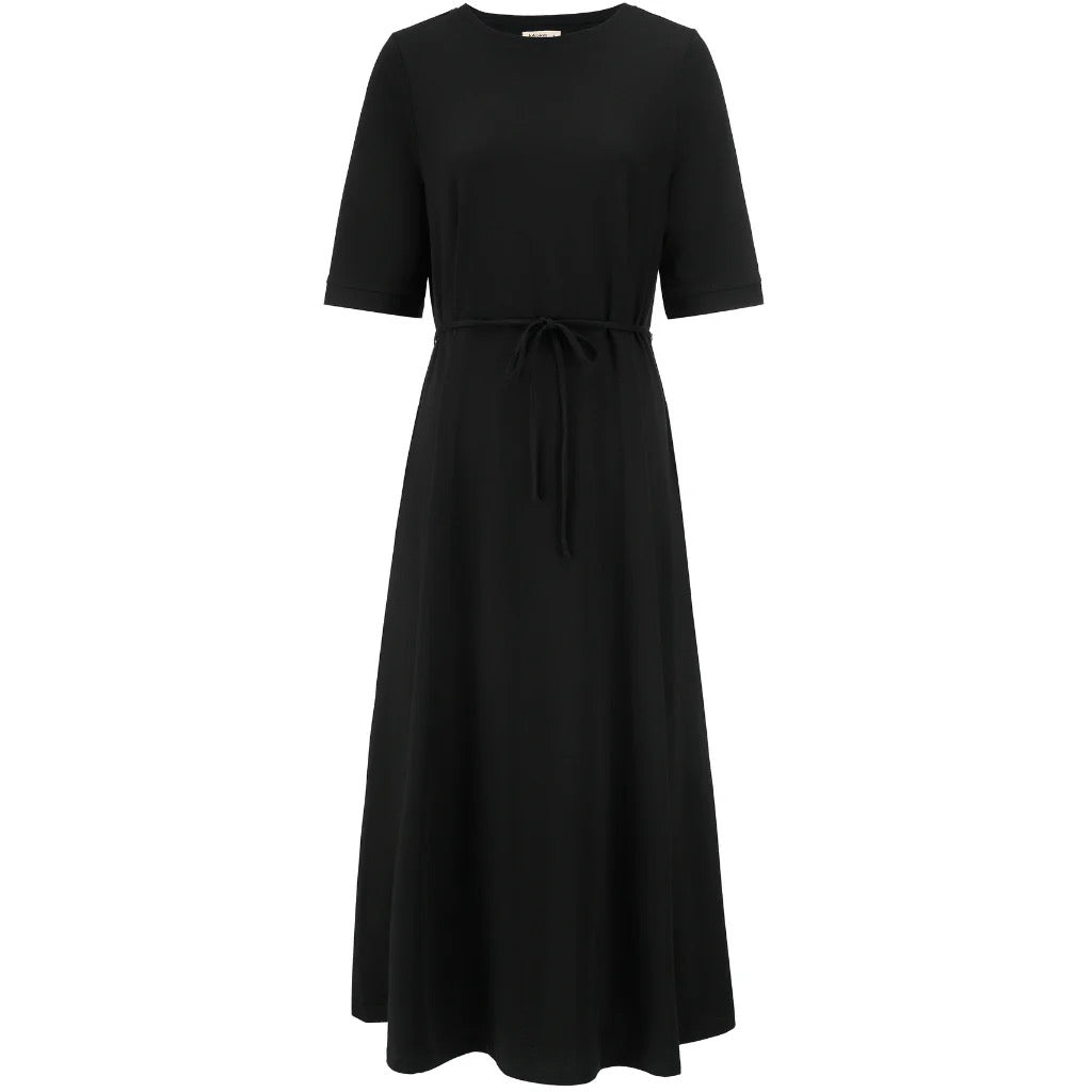 Greta - Womens Tee Dress || Black