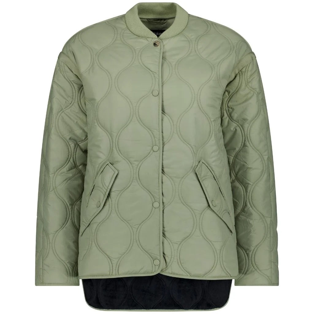 Talei Women&#39;s Quilt Bomber || Green Tea