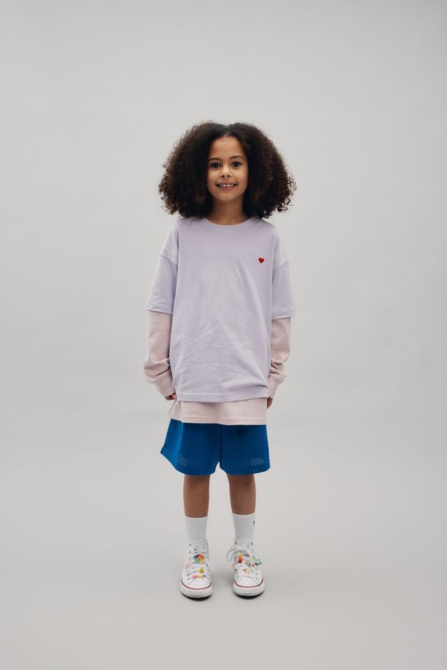 Heart Tee || Violet