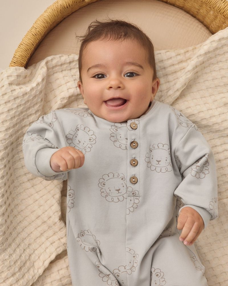 Relaxed Fleece Jumpsuit || Lions
