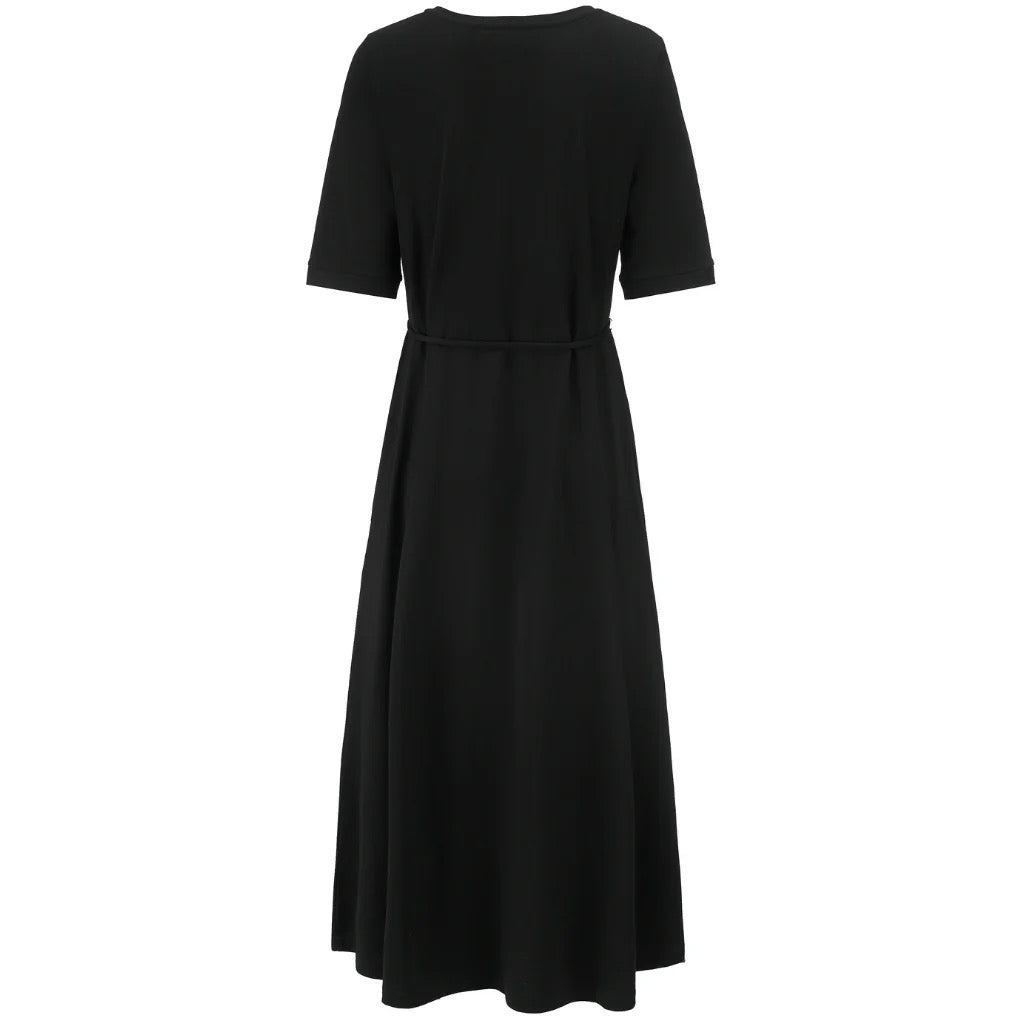 Greta - Womens Tee Dress || Black