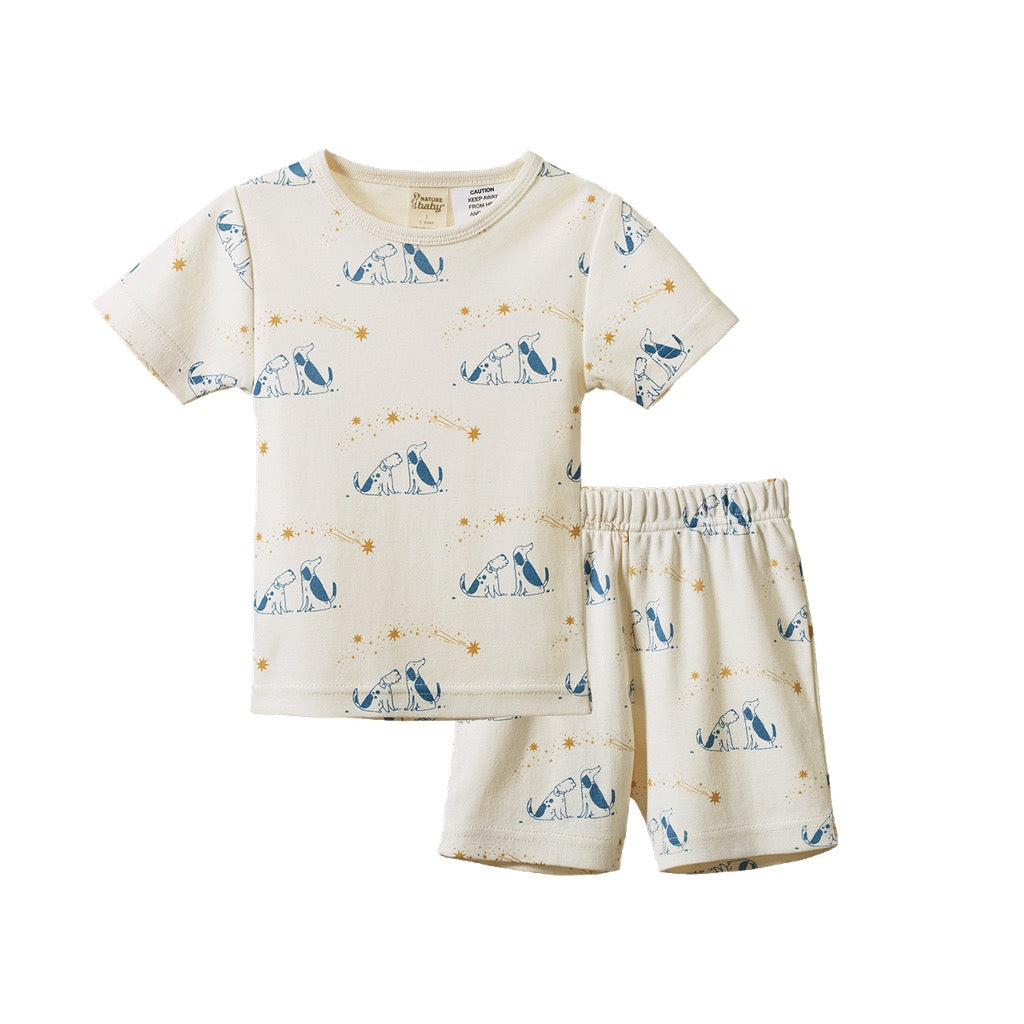 Shortie Pyjama Set || Dog Dream Print