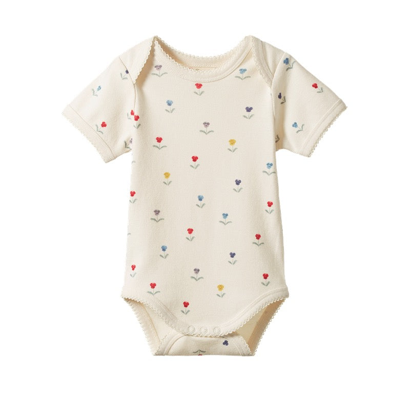 Short Sleeve Bodysuit || Delphine Print