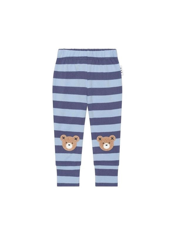 Furry Huxbear Stripe Leggings || Blue