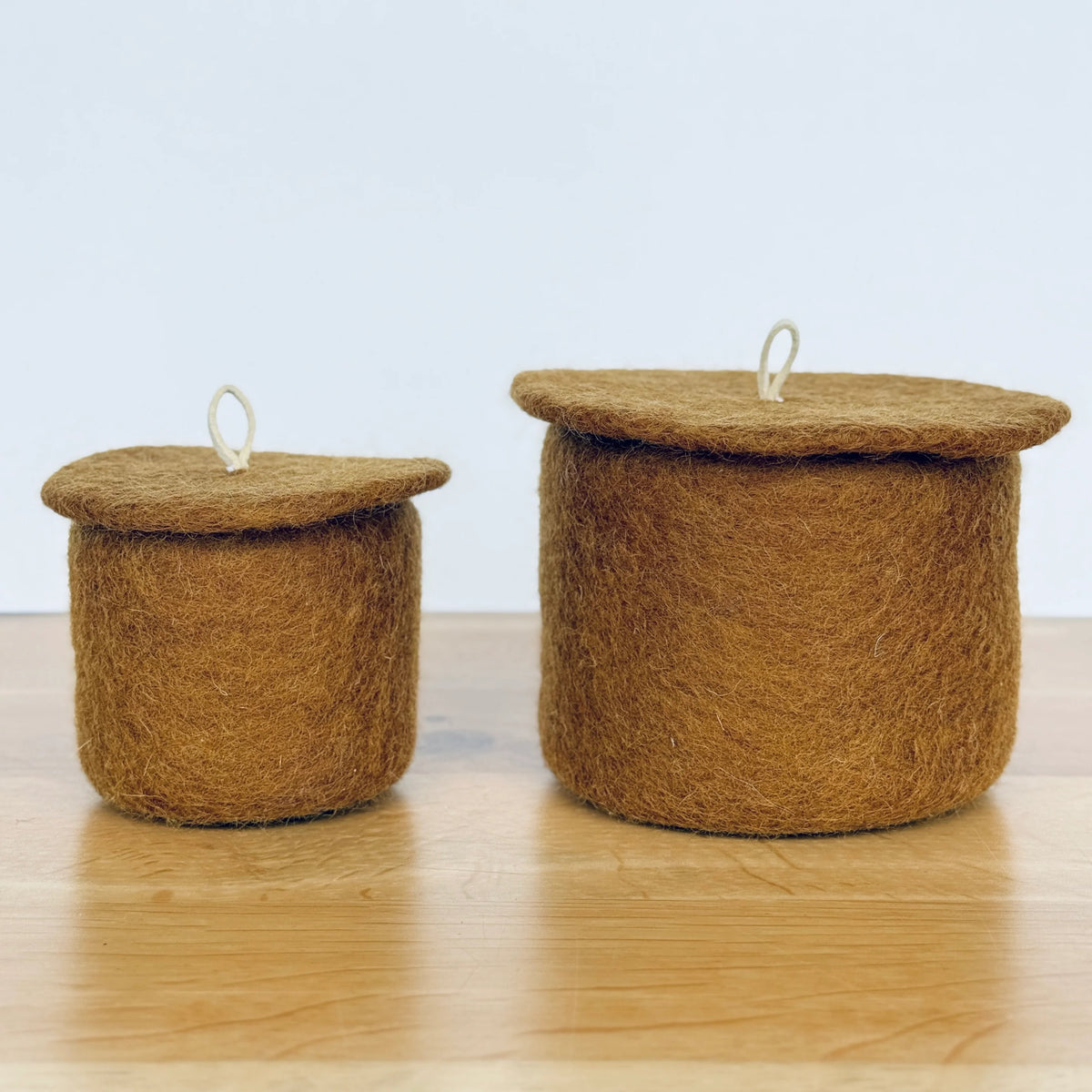 Felted Pot With Lid