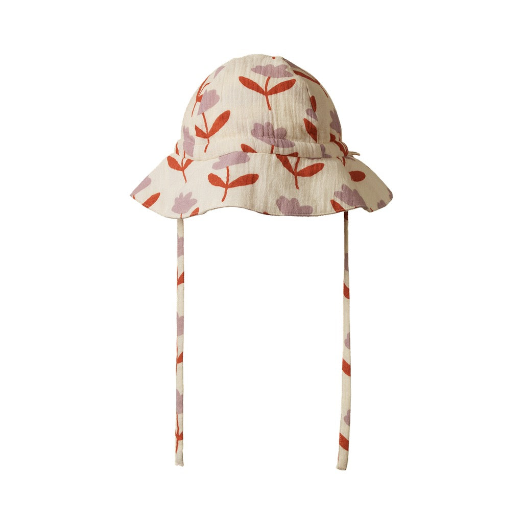Muslin Sunhat || Fleurette Print