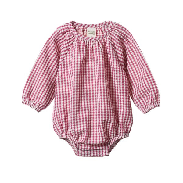 Meadow Bodysuit Gingham || Jam Check