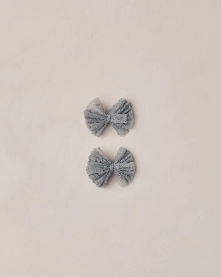 Flutter Tulle Clips || French Blue