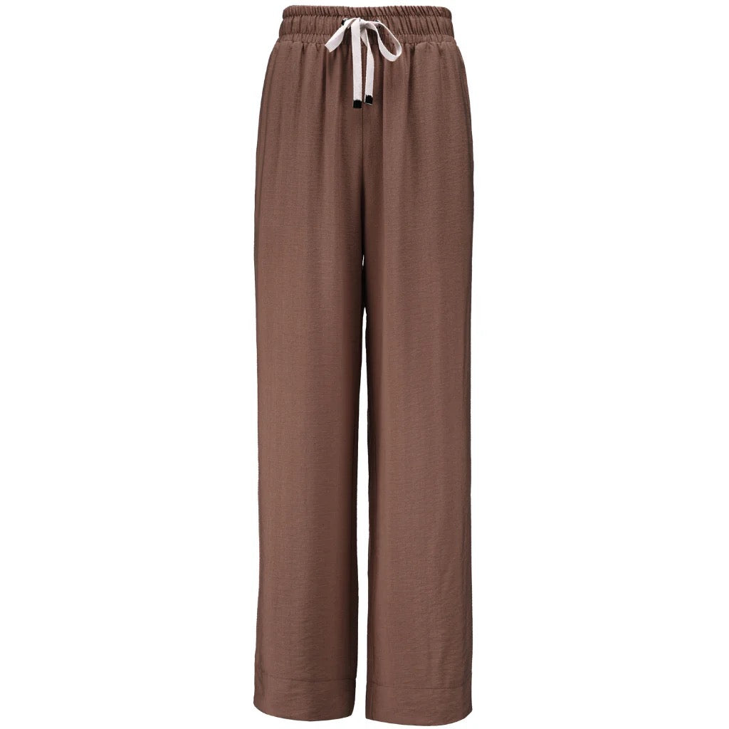 Indiana - Women&#39;s Wide Leg Pants || Cocoa