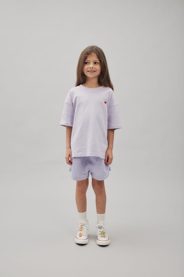 Heart Tee || Violet
