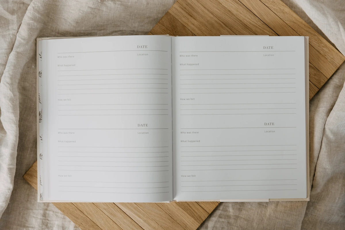 Hold the Moments || Family Keepsake Journal