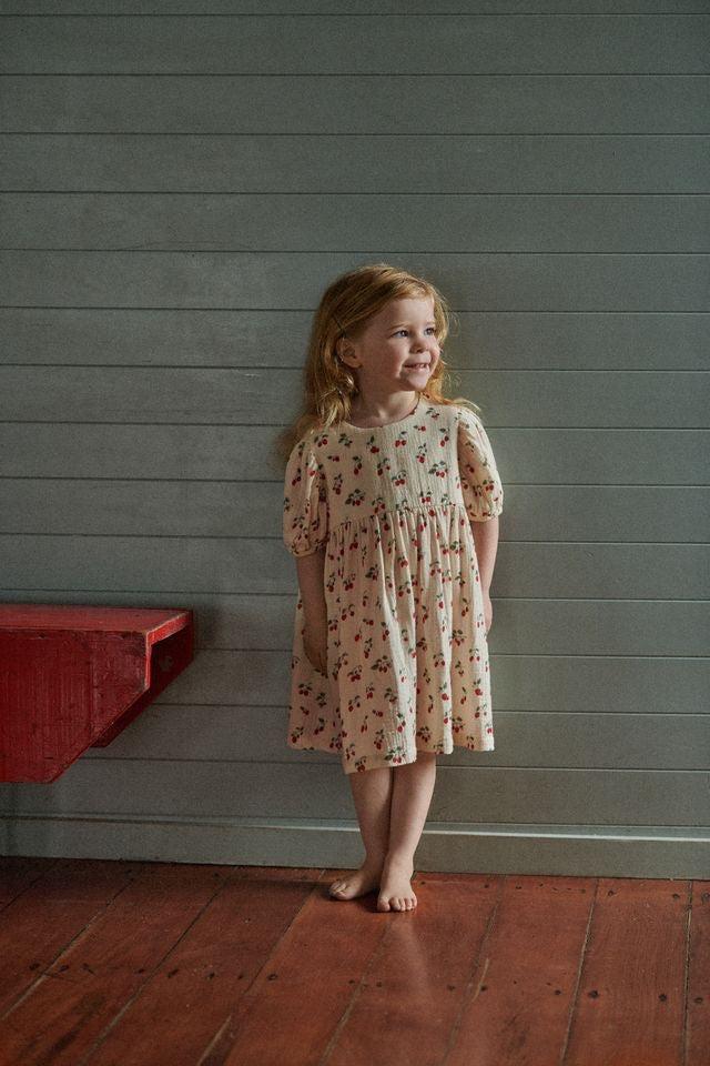 Albertine Dress || Strawberry Blush
