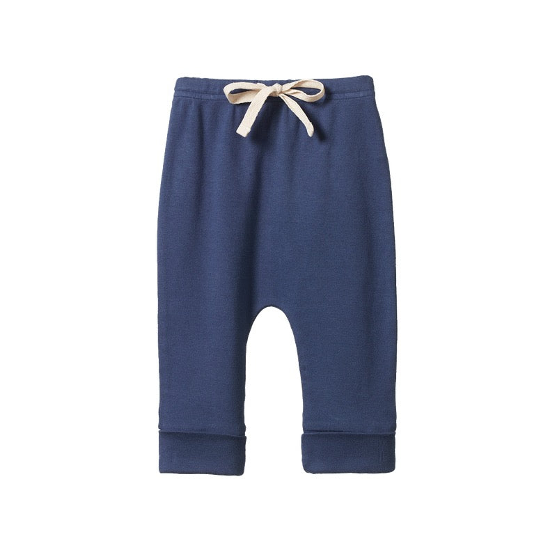 Drawstring Pants || Navy