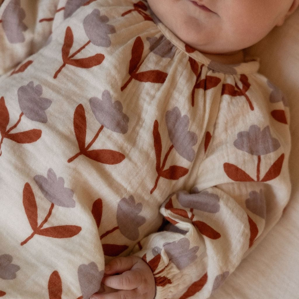 Meadow Bodysuit Muslin || Fleurette Print