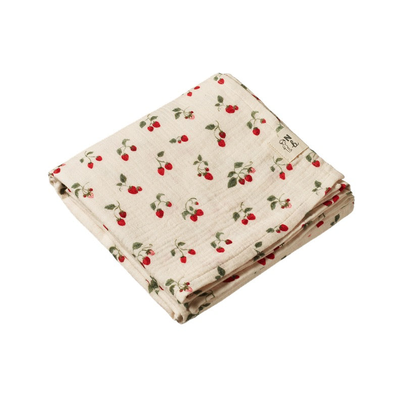Muslin Wrap || Strawberry Blush