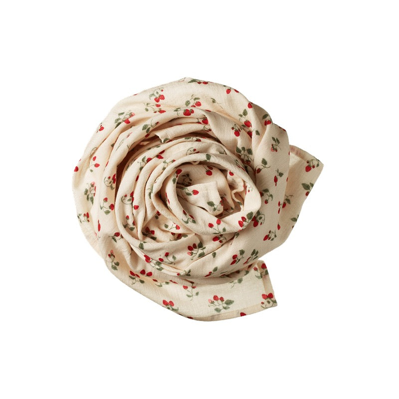 Muslin Wrap || Strawberry Blush