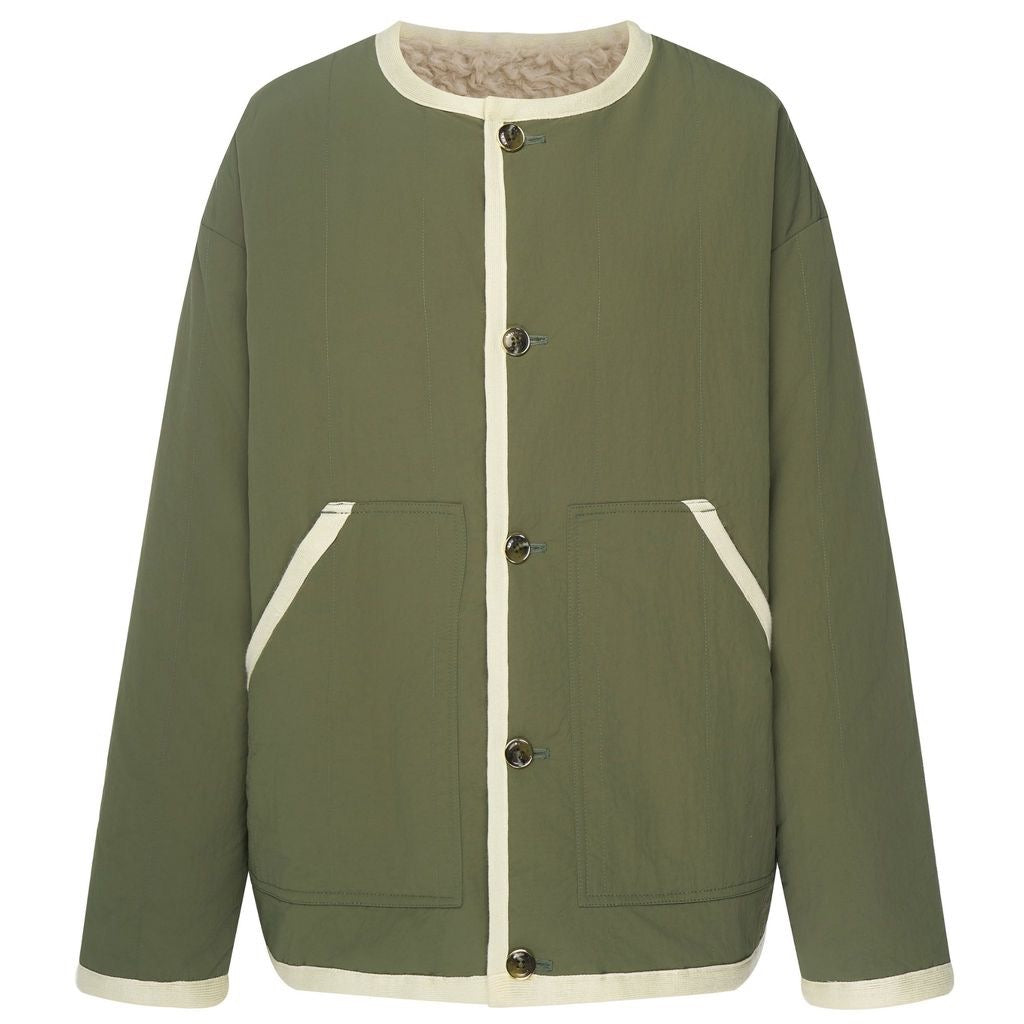 Juniper - Women's Reversible Jacket || Olive Green/Cream