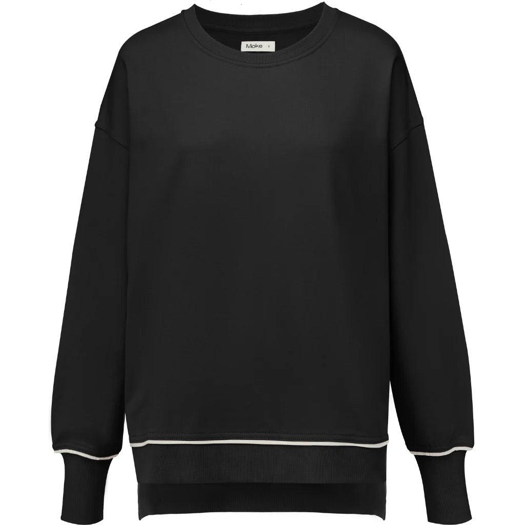 Suzy - Women&#39;s French Terry Crew || Black