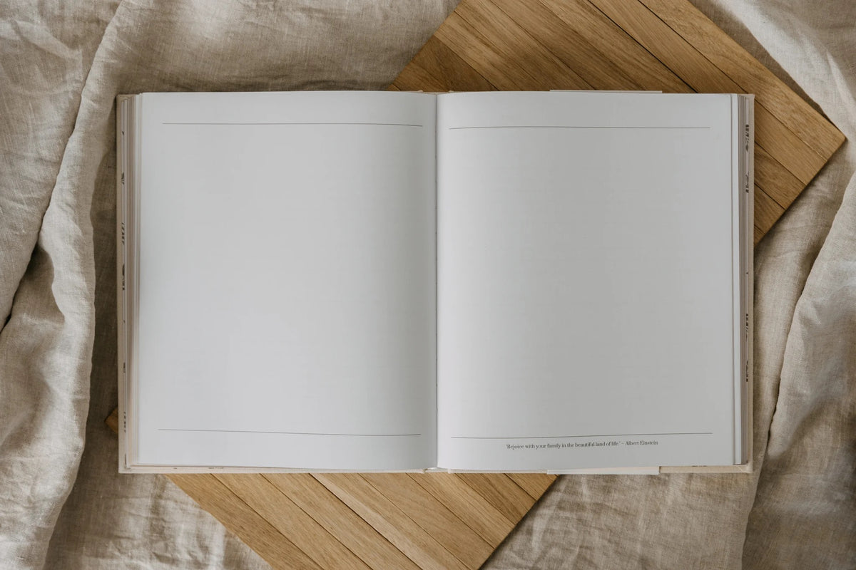 Hold the Moments || Family Keepsake Journal