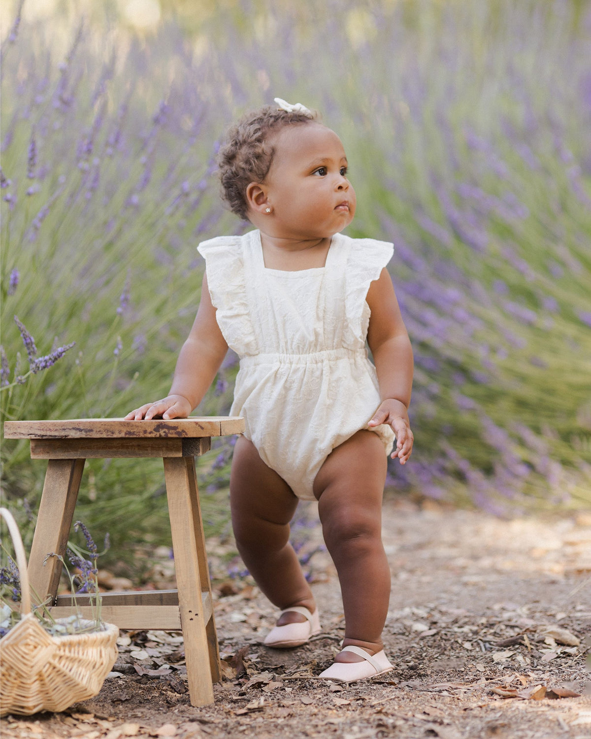 Lucy Romper || Ivory