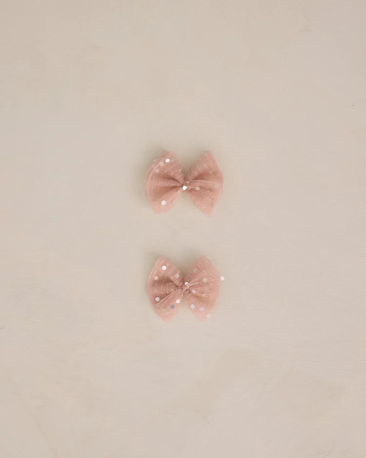 Flutter Tulle Clips || Rose