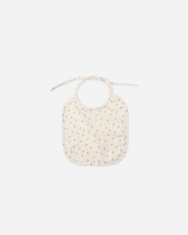 Woven Tie Bib || Bluebell