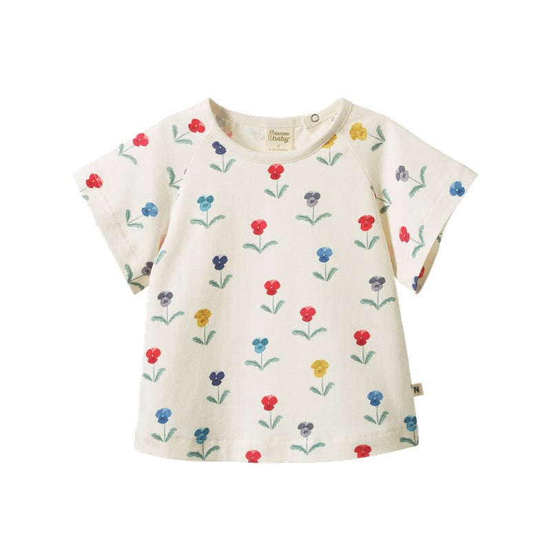 Juniper Tee || Delphine Blooms Print