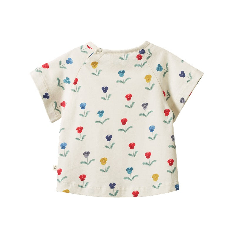 Juniper Tee || Delphine Blooms Print