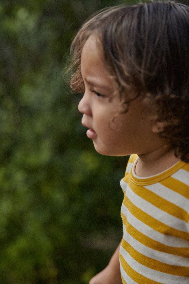 River Tee || Golden Sea Stripe