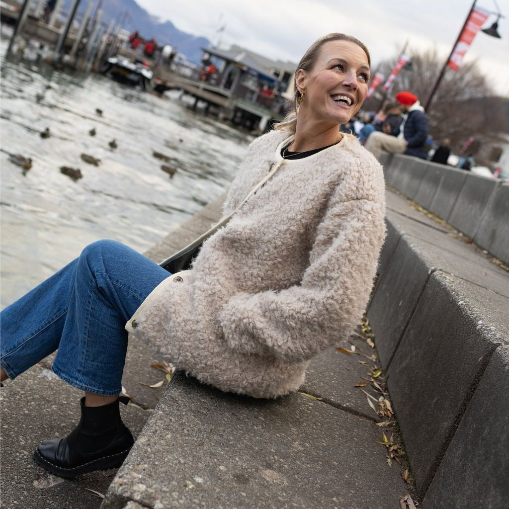 Juniper - Women's Reversible Jacket || Olive Green/Cream