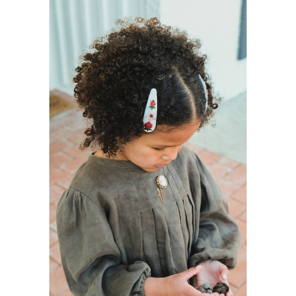 Strawberry Fields Hair Clip Set