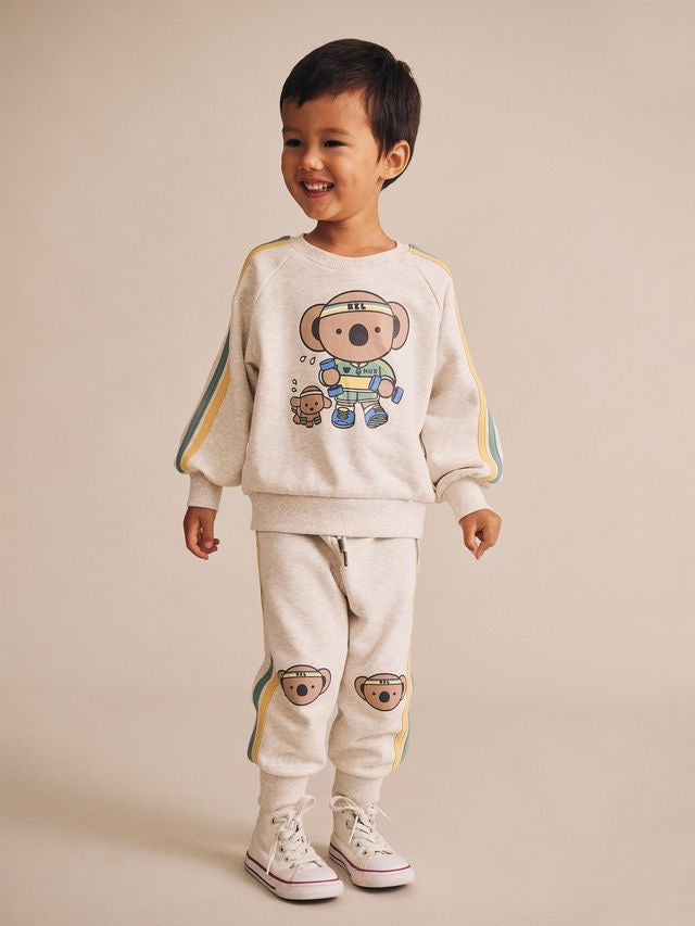 Kel Koala Sporty Sweatshirt || Almond Marle