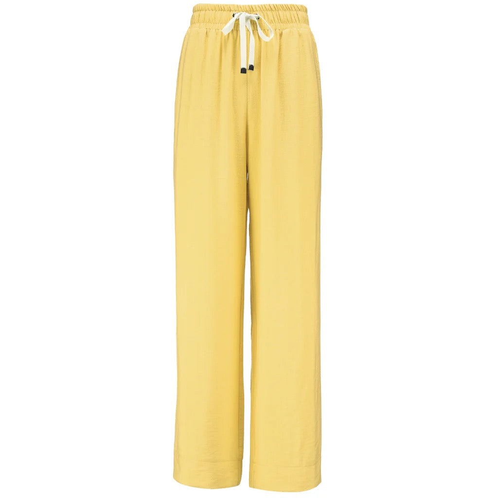 Indiana - Women&#39;s Wide Leg Pants || Lemongrass
