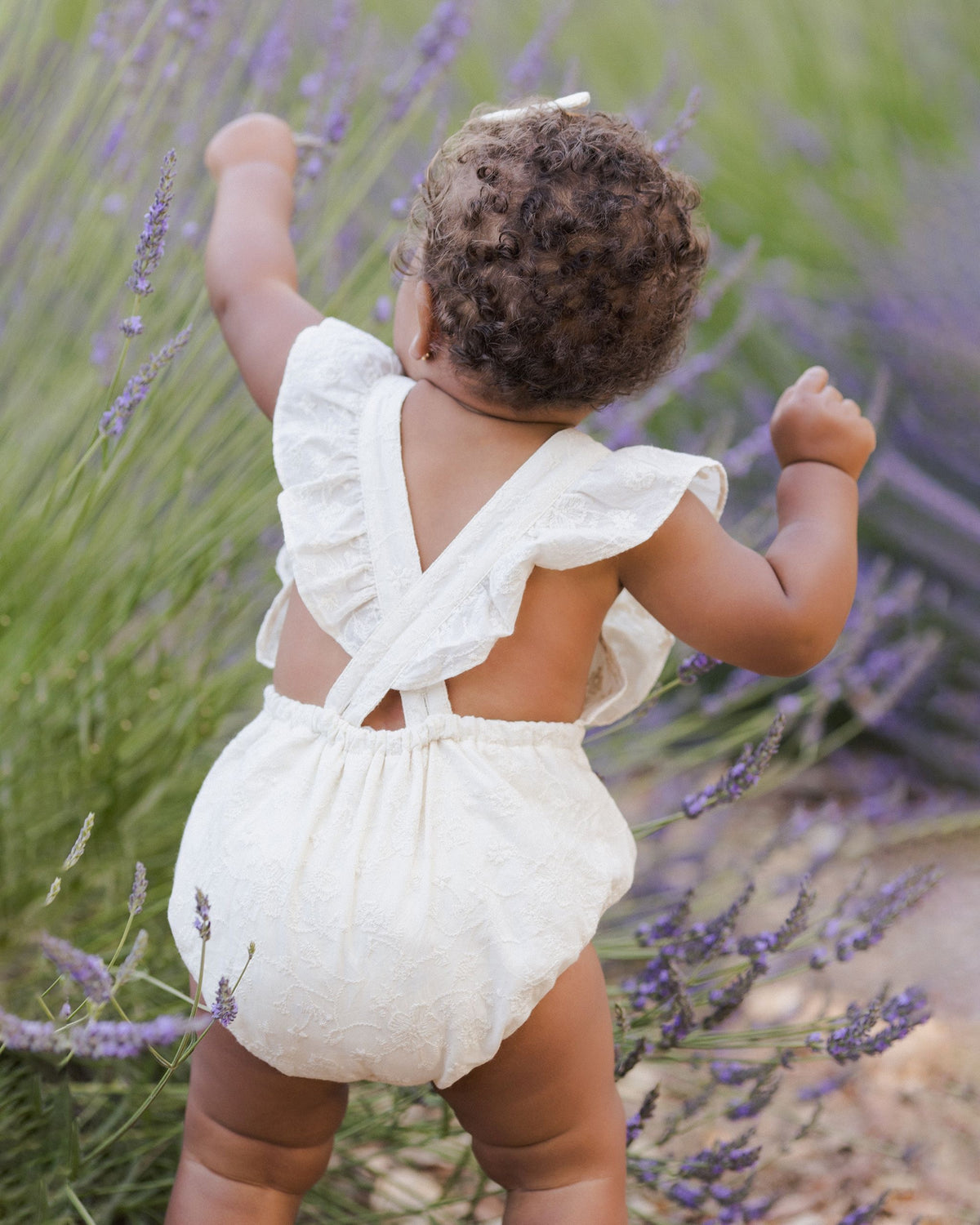 Lucy Romper || Ivory