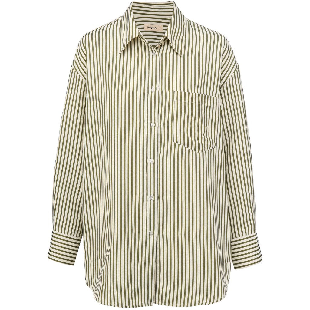 Sassy Stripe Shirt || Bonsai/White Stripe